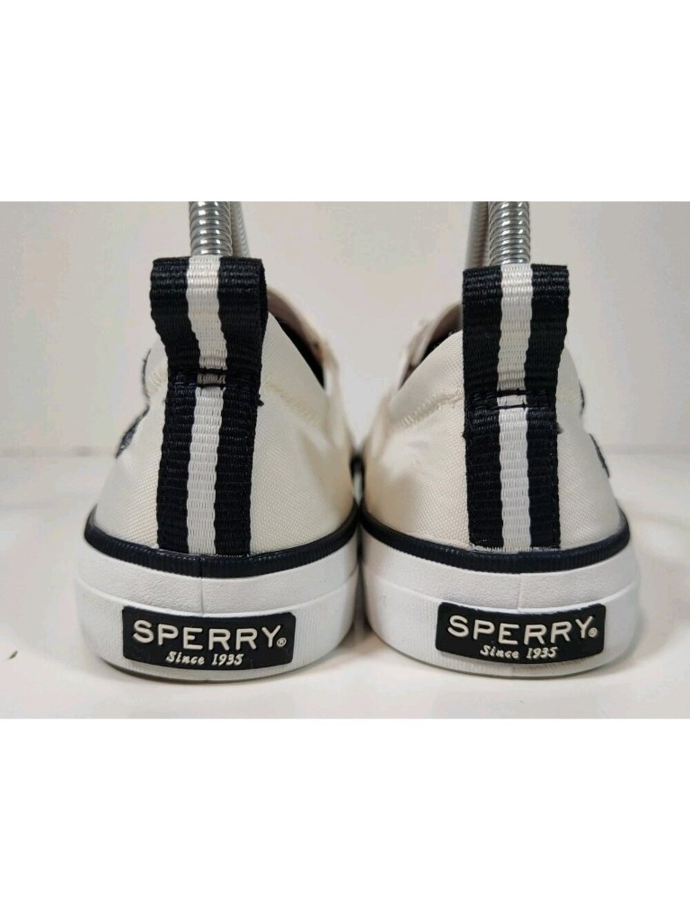 Sperry Crest Vibe Bionic Eco-friendly Boat Shoe Women's 8.5 Off White Nylon - Picture 4 of 9